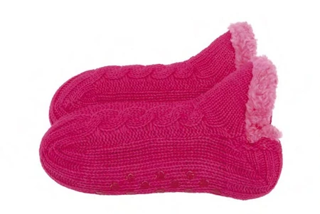 Snoozies Women's What A Gem Sherpa Sock Pink
