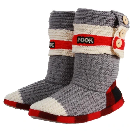 Pook Puggs Lumberjack Slippers Medium