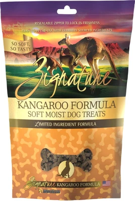 Zignature Soft Moist Kangaroo Dog Treat 113g