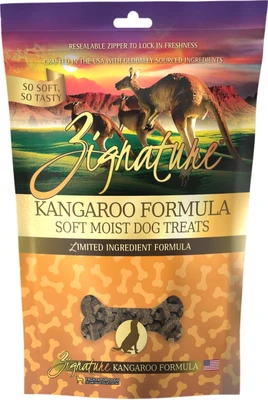 Zignature Soft Moist Kangaroo Dog Treat 113g