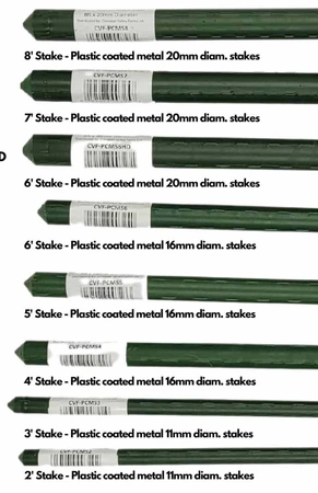 MyGarden Plastic Coated Stake 20mm / 8'