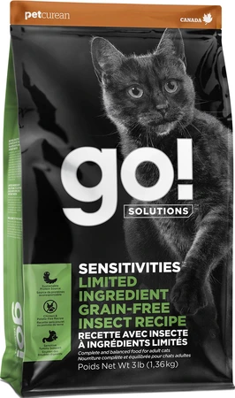 Go! Sensitivities Limited Ingredient Grain Free Insect Cat Food 6lb
