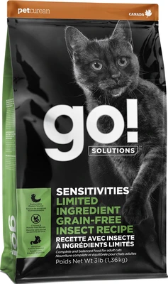 Go! Sensitivities Limited Ingredient Grain Free Insect Cat Food 6lb