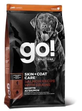 Go! Skin+Coat Care Large Breed Adult Salmon With Grains Dog Food 25lb