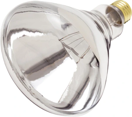 Satco Heat Lamp Incandescent Bulb BR40 250W Clear