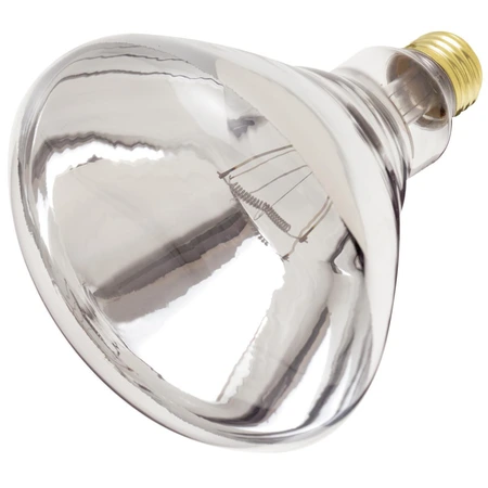 Satco Heat Lamp Incandescent Bulb BR40 250W Clear