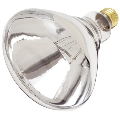 Satco Heat Lamp Incandescent Bulb BR40 250W Clear