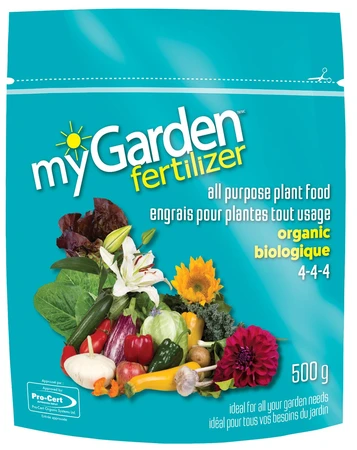 MyGarden 4-4-4 Pro-Cert Organic All Purpose Fertilizer 500g