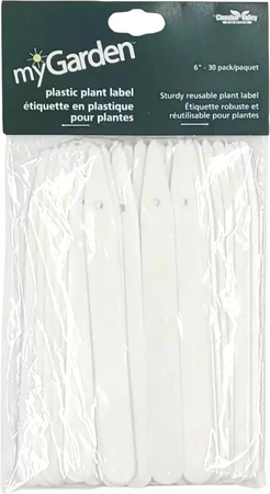 MyGarden 6" Plastic Plant Labels 30pk