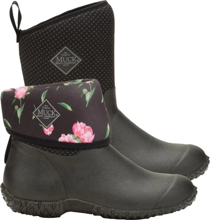 Muck Women's Muckster II Mid Boot Black/Roses SZ 11