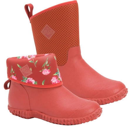 Muck Women's Muckster II Mid Boot Red Floral SZ 5