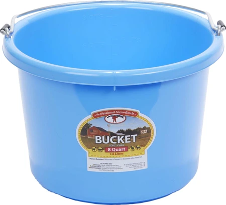 Plastic Bucket 8qt Berry Blue
