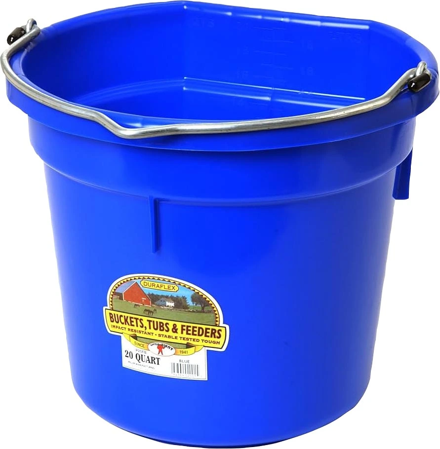 Miller Flatback Bucket 20qt Blue - Buckerfield's - BC's Original ...