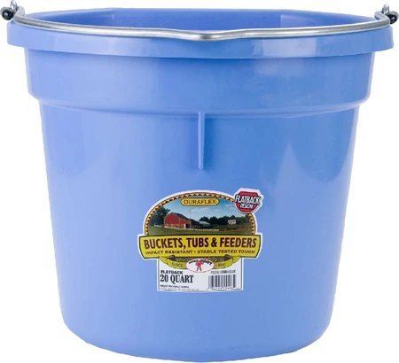 Flatback Bucket 20qt Berry Blue