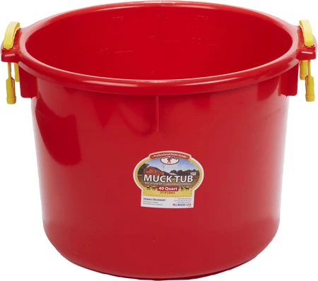 Miller Muck Tub 40qt Red - image 1