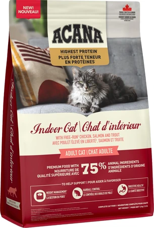 Acana Highest Protein Indoor Recipe Cat Food 1.8kg