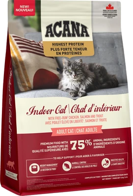Acana Highest Protein Indoor Recipe Cat Food 1.8kg