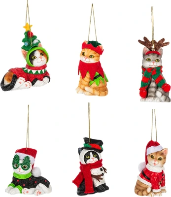 Fleas Navidad Cat Ornaments