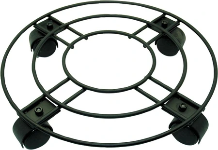 Round Plant Caddy 15" Black